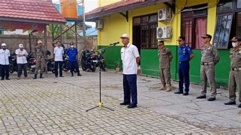 Apel Satpol Pp Dan Damkar Kabupaten Kapuas Pada Hari Pertama Kerja