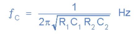 Sallen Key Active Butterworth Low Pass Filter Calculator 程序员大本营