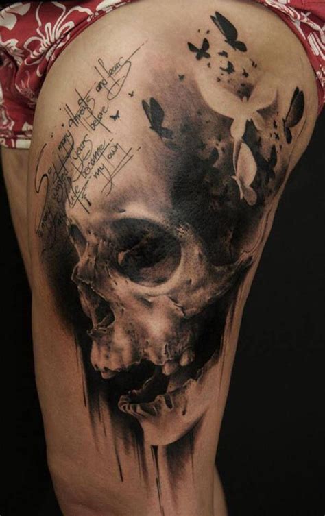 100 Awesome Skull Tattoo Designs | Art and Design