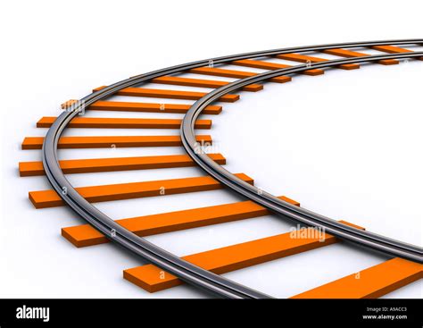 Train Track Illustration Hi Res Stock Photography And Images Alamy