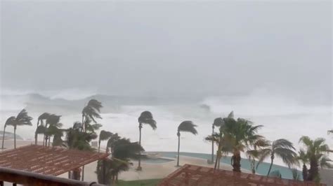 Hurricane Olaf makes landfall in Baja California, Mexico