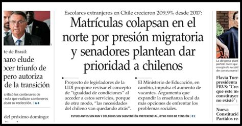 Noticias desde y sobre Chile on Twitter No sobran niños migrantes