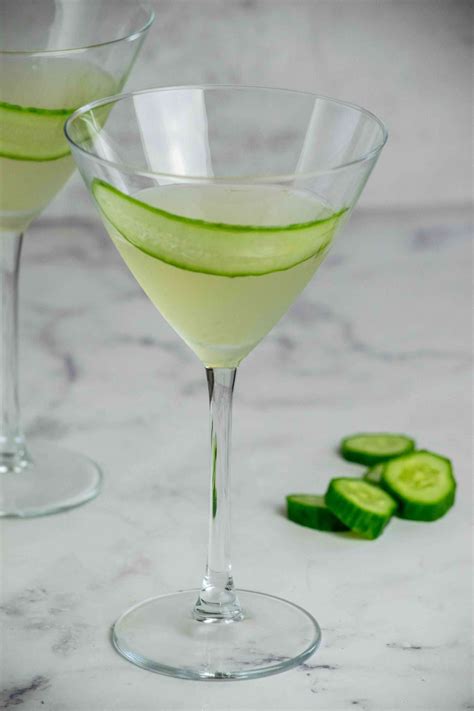 How To Make A Cucumber Martini Gin Or Vodka Jawns I Cooked