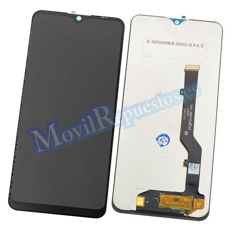 Pantalla Completa LCD Y Táctil para ZTE Blade A7s 2020 Negro