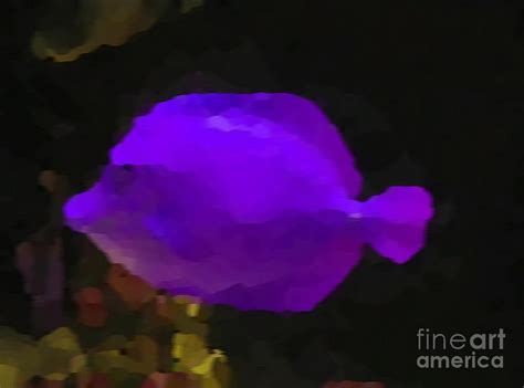 Purple Fish Digital Art by Miriam Rose - Fine Art America