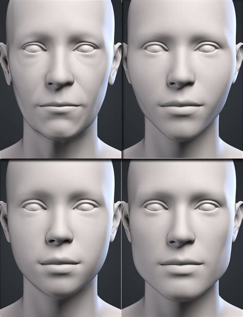 Genesis 9 Head Shapes Daz 3d