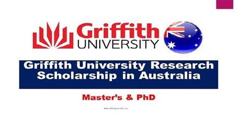 Griffith University Research Scholarship 2023 2024