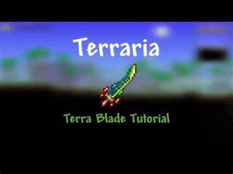 Terraria How To Make A Terra Blade YouTube