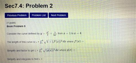 Solved Book Problem 9 Consider The Curve Defined By