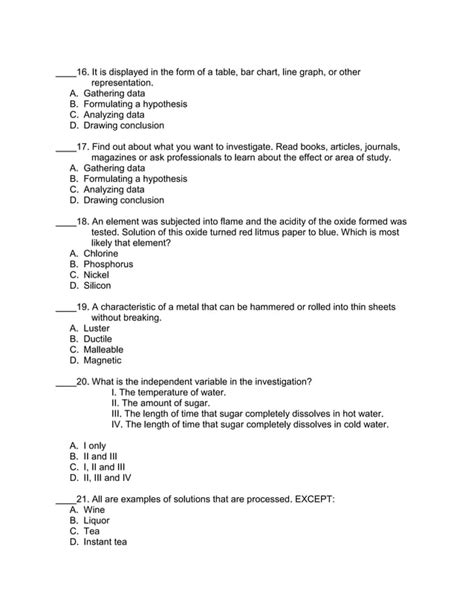 1st Periodic Test Science 7docx