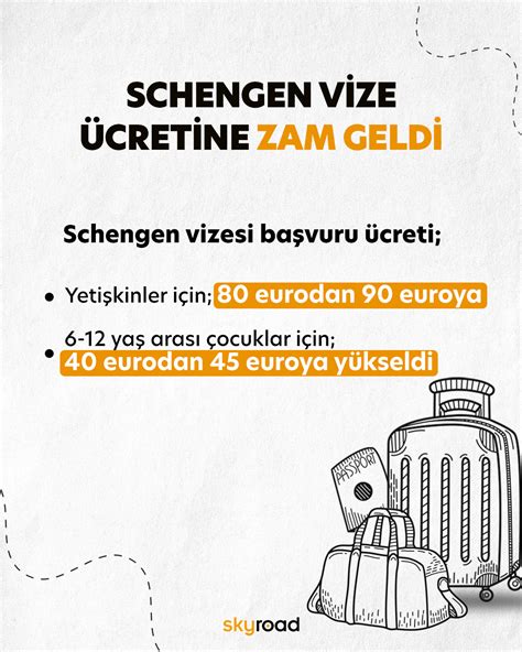 Schengen vize ücretine zam geldi