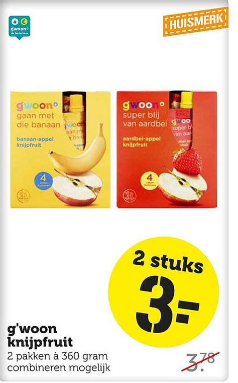 G Woon Knijpfruit Aanbieding Bij Coop Folders Nl