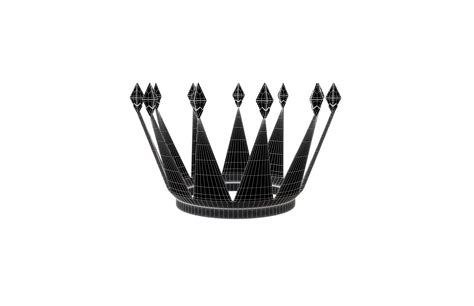 3d Model Crown V5 001 Vr Ar Low Poly Cgtrader