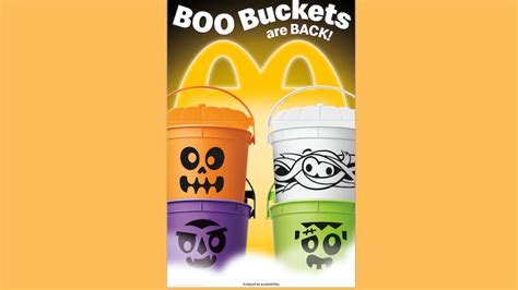 McDonald’s Halloween Happy Meal Buckets Return for 2023