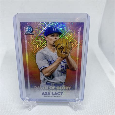 ASA LACY ROOKIE 2021 BOWMAN CHROME DAWN OF GLORY INSERT DG 3 MOJO