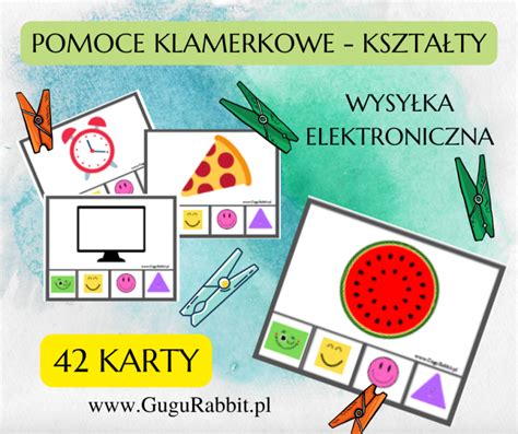 Pomoce Klamerkowe Kształty Materiały Do Druku Dla Dzieci Pdf Gugu