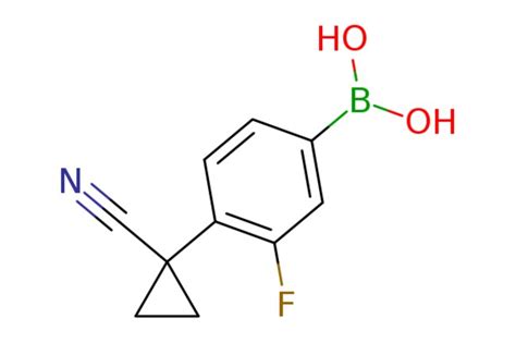 EMolecules 4 1 Cyanocyclopropyl 3 Fluorophenylboronic Acid 2377611