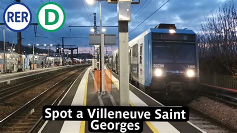 Rer D Des Z Transilien Idfm Hybrides A Villeneuve Saint Georges