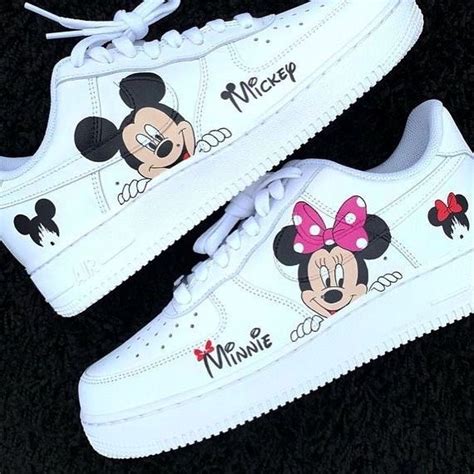 Mickey Mouse Minnie Air Force 1 Custom Mickey Mouse Shoes Minnie