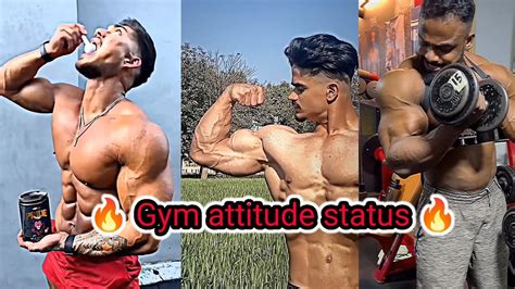 🤑attitude 🤢shayari😱video Gym🔥attitude Status👿gym Attitude Song🎵gym Workout 💯gym 👌 Motivation💥