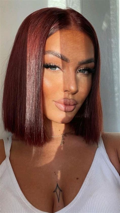 The New Hair Color Trend For Fall This Year Ginger Hair Color Wine