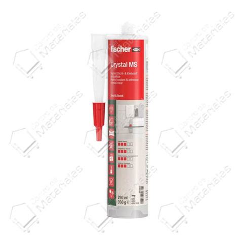 Fischer Sellador Ms Express Sella Pega Rellena Cristal Ml Centro