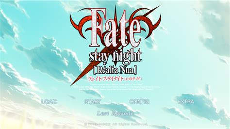 Just finished Fate Stay Night after a little over 77 hours, one of the ...