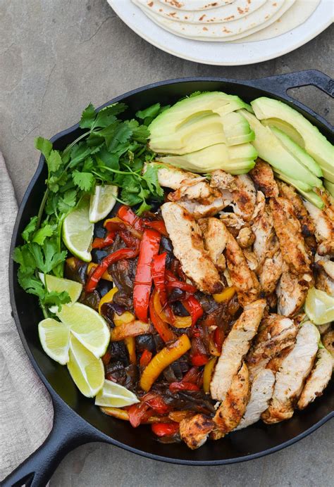 Grilled Chicken Fajitas Recipe Cart