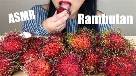 Asmr Rambutan Exotic Fruit Eating Sounds Asmr Phan Youtube