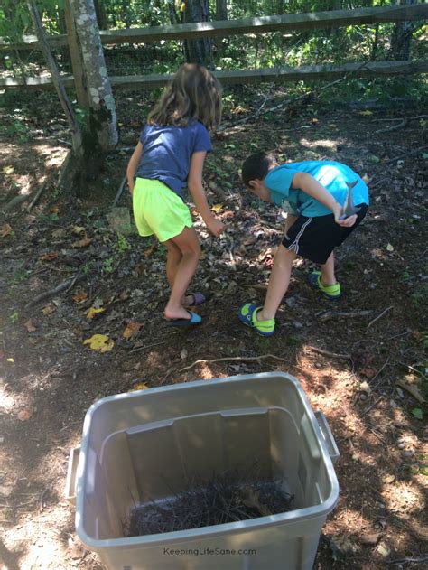 How to make a compost bin in under 15 minutes. - Keeping Life Sane