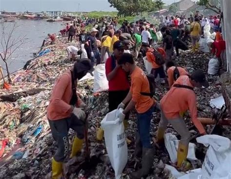 Usai Dibersihkan Pandawara Group Begini Kondisi Pantai Di Banten Yang