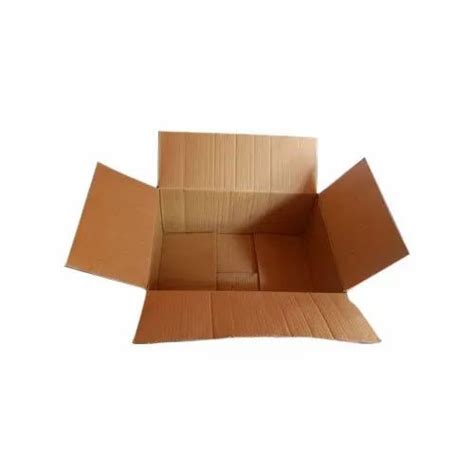 Rectangle Brown 5 Ply Corrugated Box Box Capacity 6 10 Kg At Rs 40 Kg