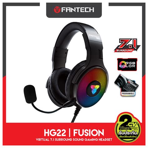 Fantech Hg Fusion Gaming Headset Rgb Virtual Sound