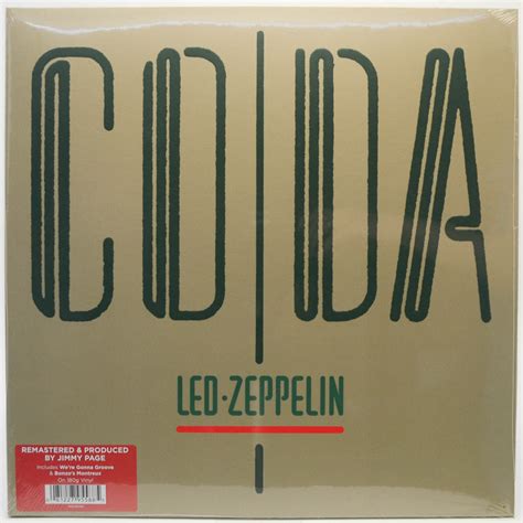 Led Zeppelin Coda 7480 ₽ купить виниловую пластинку с доставкой