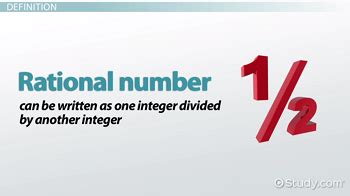 What Are Rational Numbers Definition Examples Video Lesson