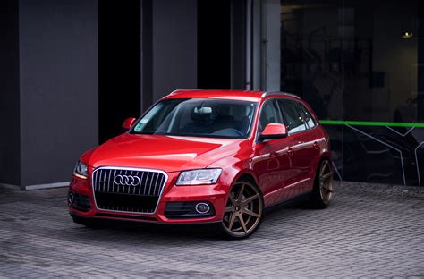 Red Audi Q5 Goes in Style with Crystal Clear Headlights — CARiD.com Gallery