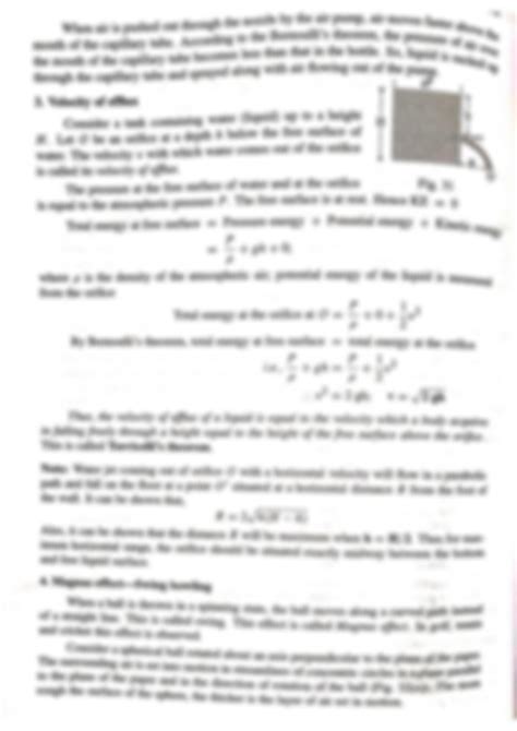 Solution Bernoulli S Theorem And Application Physics Studypool