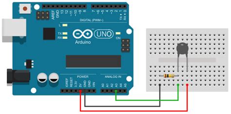 Make an Arduino Temperature Sensor using Thermistor - Circuit Geeks