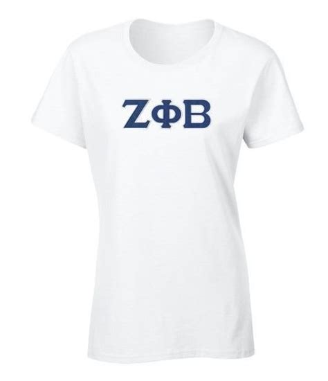 Zeta Phi Beta 2 Day Ship Twill Ladies Tee Sale 2495 Greek Gear®