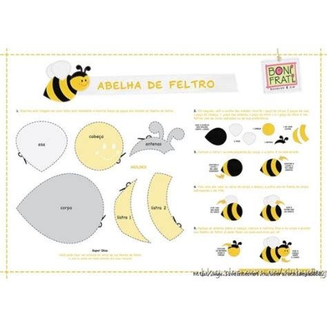Abelha De EVA 41 Ideias Fofas Molde E Passo A Passo