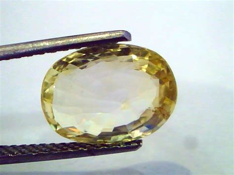 Ct Unheated Untreated Natural Ceylon Yellow Sapphire Sold Gems