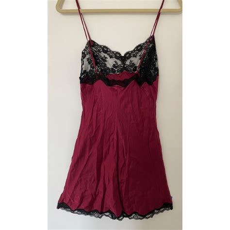 Victoria S Secret Intimates And Sleepwear Vintage Victorias Secret Womens Nightwear Wine Sz S