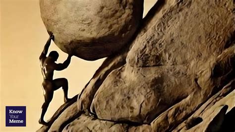 How The Ancient Greek Myth Of Sisyphus Pushing A Boulder Endlessly ...