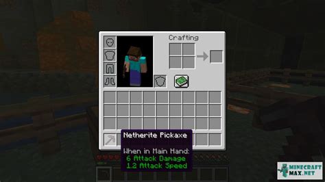 Netherite Pickaxe | How to craft netherite pickaxe in Minecraft ...