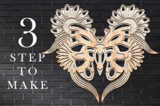 D Butterfly Laser Cut Svg Graphic By Art Hub Creative Fabrica