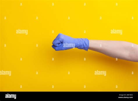 Clenched Fist In Glove Hi Res Stock Photography And Images Alamy