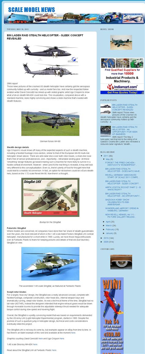 How my Stealth Black Hawk articles and concept have been all around the world - The Aviationist