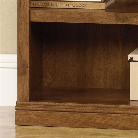 Sauder 5 Shelf Split Bookcase Oiled Oak Finish Bookcase Shelves