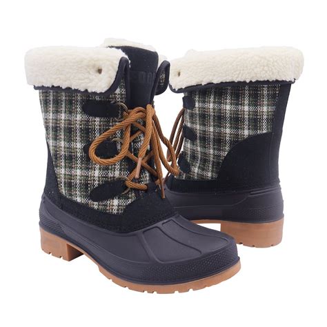 Quilted Short Winter Snow Rain Warm Waterproof Boots - China Snow Boots ...