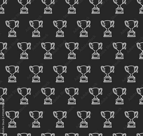 trophy seamless background Stock Vector | Adobe Stock